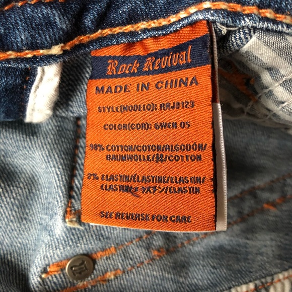 Rock Revival Gwen Bootcut Jeans Sz 29 EUC - Picture 13 of 16